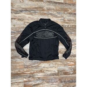 Harley Davidson Genuine Motor Clothes Mesh Jacket Size Medium Riding Gear Biker